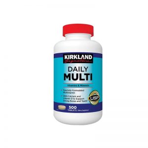 Viên Uống Kirkland Daily Multi Multivitamin Hỗ Trợ Bổ Sung Vitamin Cho Cơ Thể | Hộp 500 Viên