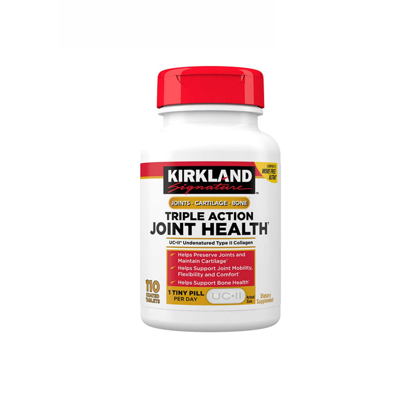 Viên Uống Kirkland Triple Action Joint Health Hỗ Trợ Tăng Cường Sức Khỏe Xương Khớp (Hộp 110 Viên)