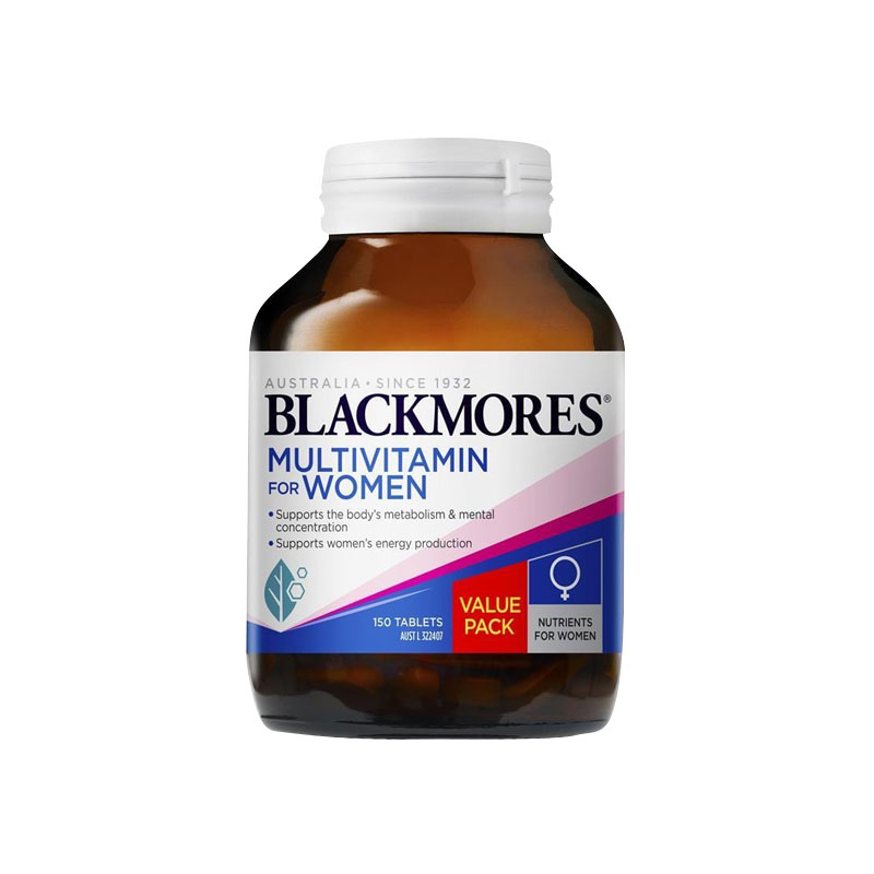 Blackmores Multivitamin For Women Hỗ Trợ Bổ Sung Vitamin Cho Phụ Nữ | Hộp 50 Viên