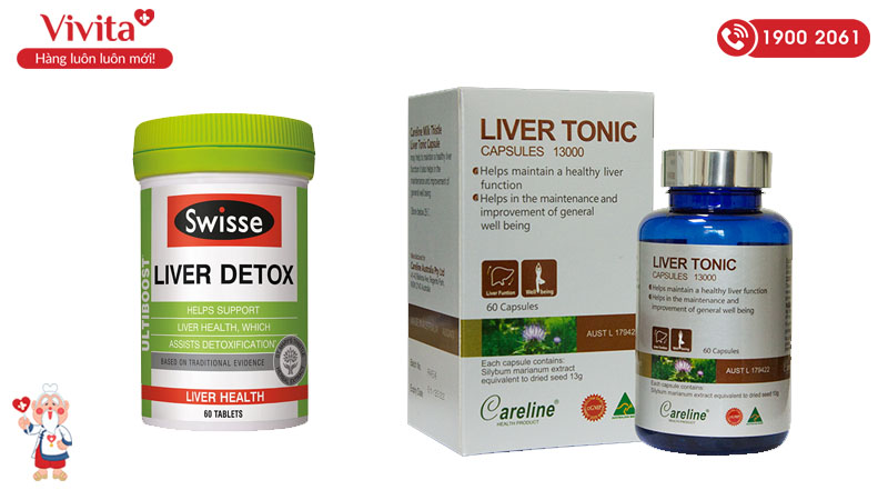 Liver Tonic Capsule và Liver Detox