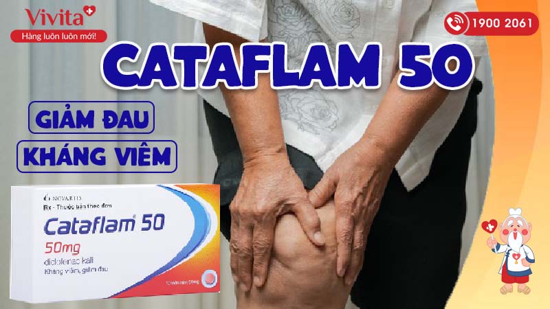 Thuốc giảm đau, kháng viêm Cataflam 50mg
