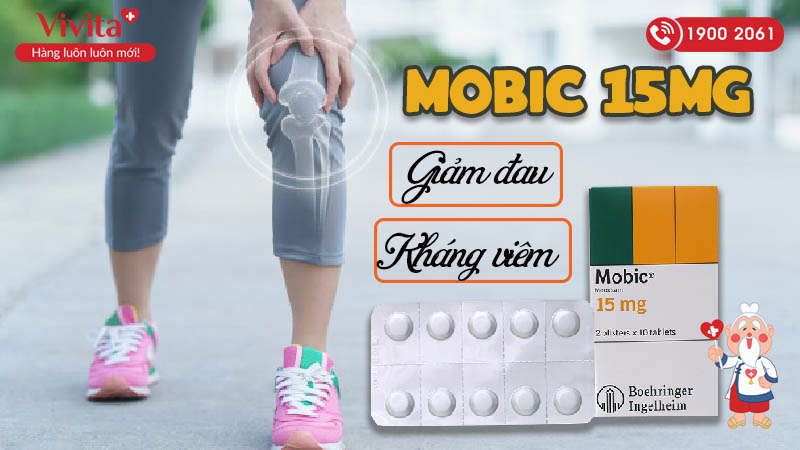 Thuốc giảm đau kháng viêm Mobic 15mg