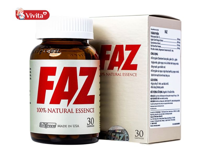 Viên uống Faz hỗ trợ trị gan nhiễm mỡ Faz