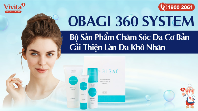 Bộ Obgai 360 System chăm sóc da cơ bản