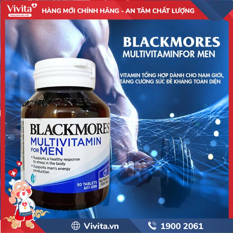 Công dụng của Blackmores Multivitamin For Men