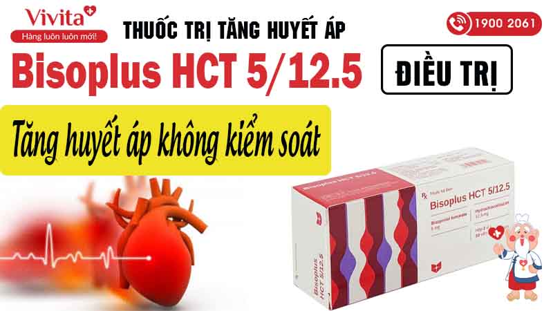 Công dụng thuốc Bisoplus HCT 5/12.5