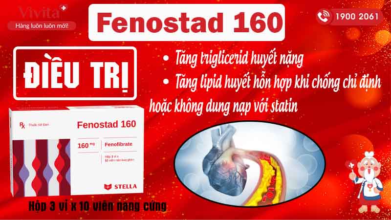 Công dụng thuốc Fenostad 160