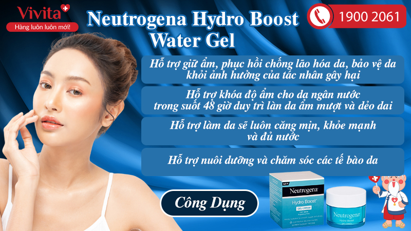 Công dụng Neutrogena Hydro Boost Water Gel