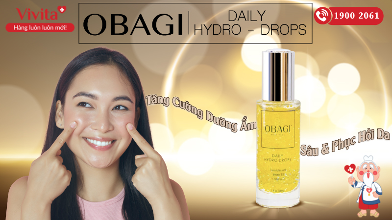 Serum Obagi Daily Hydro Drops Giúp Cấp Nước Và Giữ Ẩm Cho Da | Chai 30ml