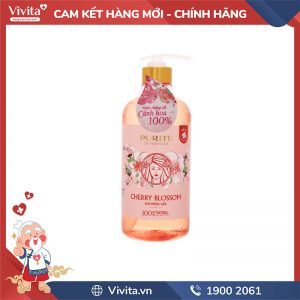 Sữa tắm dưỡng ẩm Purité 850ML -Royal Jelly (Cherry Blossom)