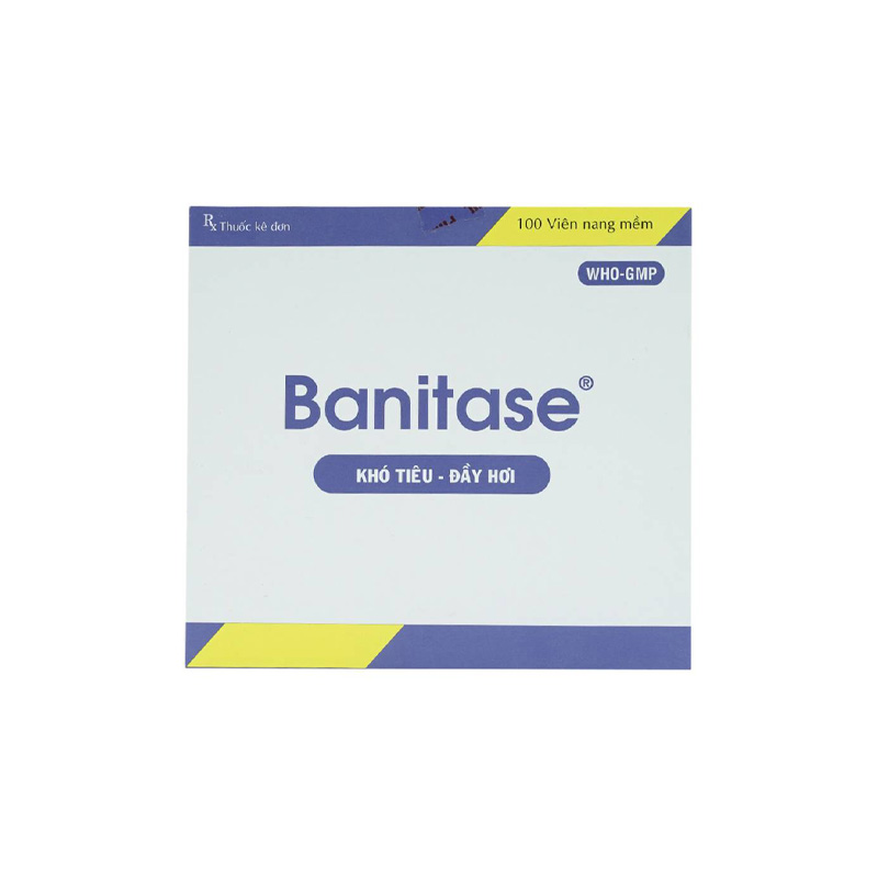 Thuốc trị rối loạn tiêu hóa Banitase | Hộp 100 viên