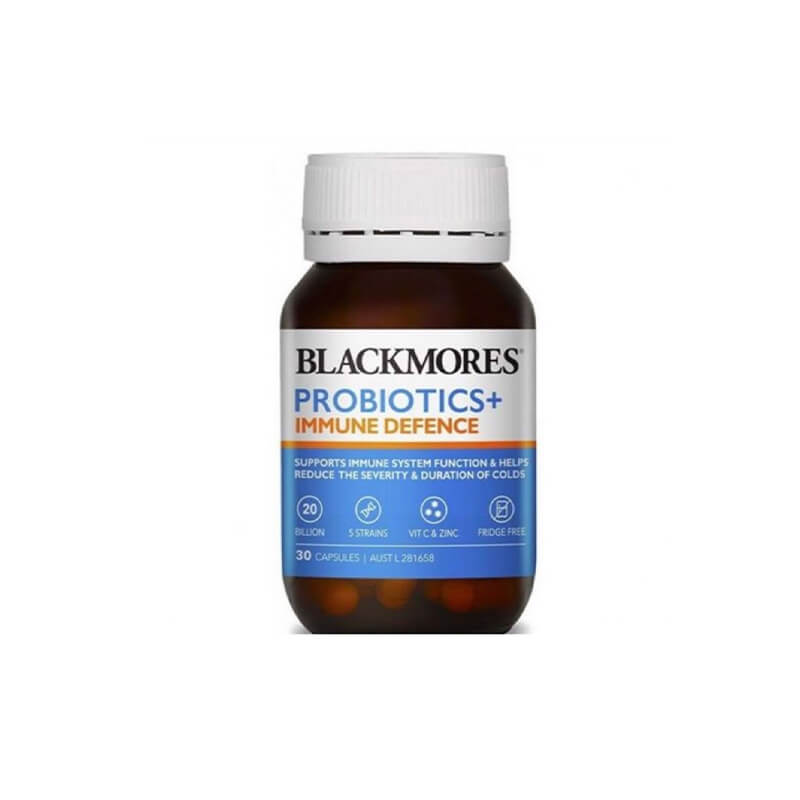 Viên Uống Blackmores Probiotics + Immune Defence | Men Vi Sinh Tăng Hệ Miễn Dịch | Hộp 30 Viên