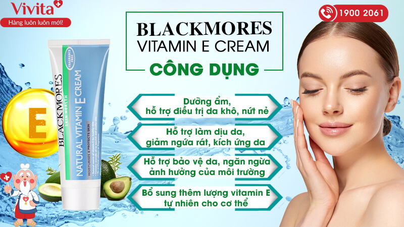 công dụng blackmores vitamin e cream 