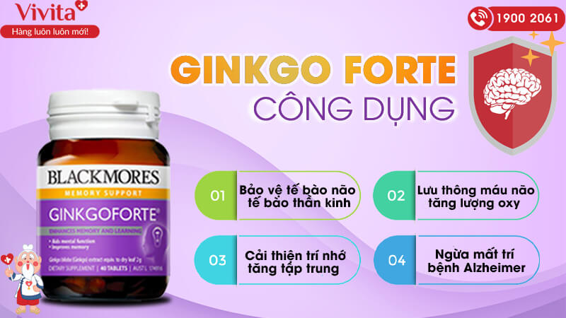 công dụng blackmores ginkgo forte
