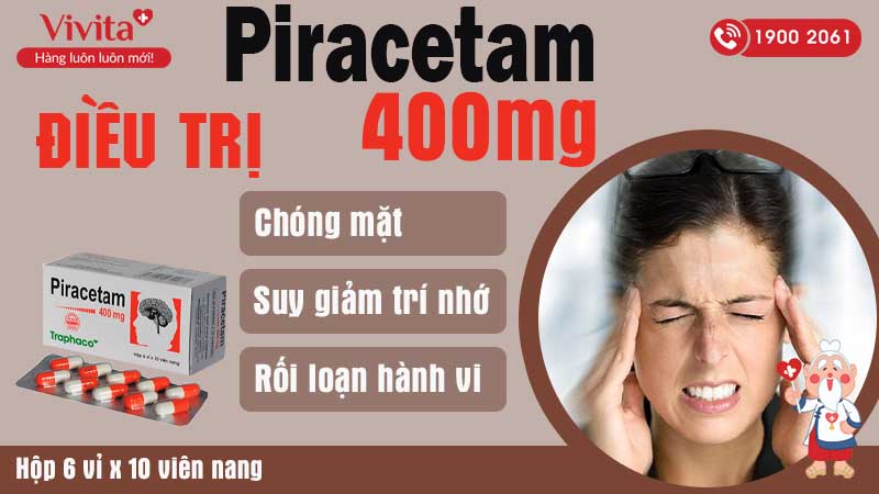 Công dụng piracetam 400mg Traphaco