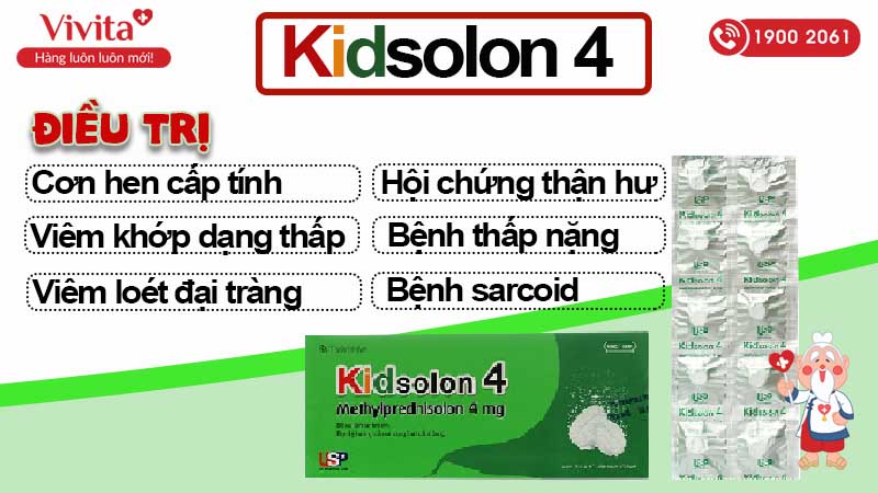 Công dụng của thuốc Kidsolon 4