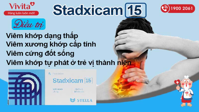 Công dụng của thuốc Stadxicam 15mg 
