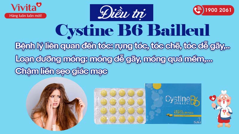 Công dụng (Chỉ định) của thuốc Cystine B6 Bailleul 
