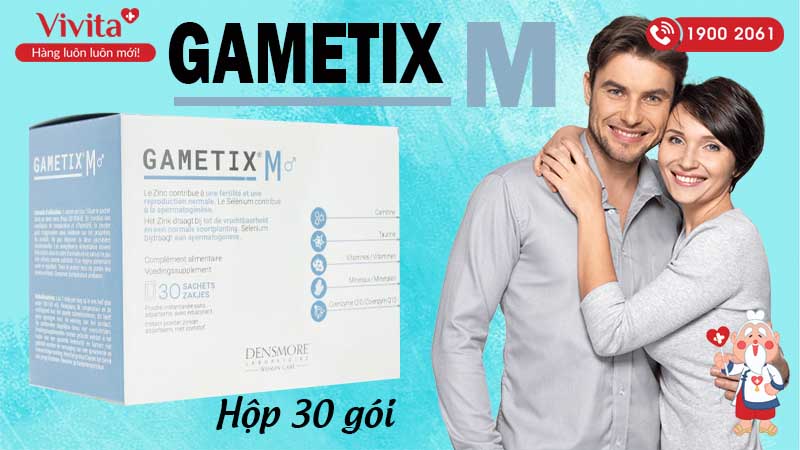 Thuốc cải thiện tinh trùng gametix M