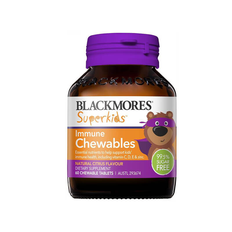 Kẹo Nhai Blackmores Superkids Immune | Tăng Sức Đề Kháng Cho Trẻ | Hộp 60 Viên