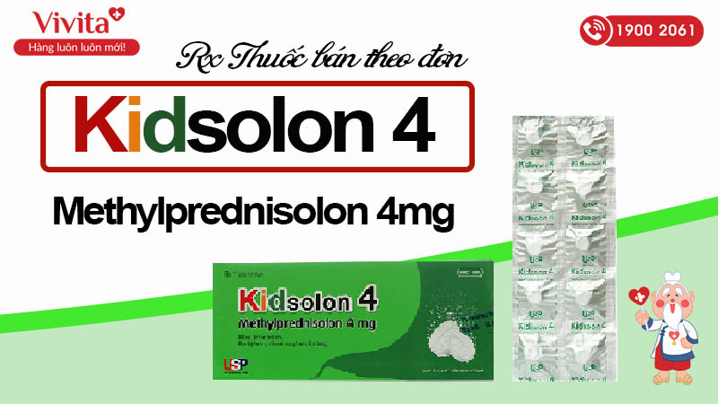 Thuốc chống viêm Kidsolon 4 