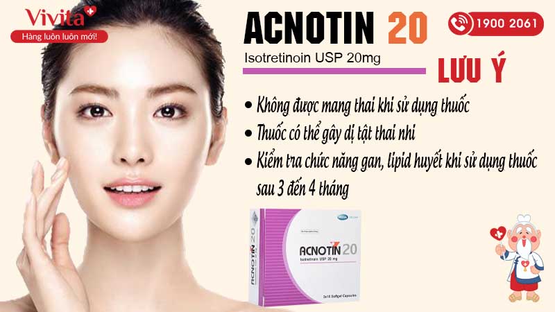 Thành phần thuốc Acnotin 20
