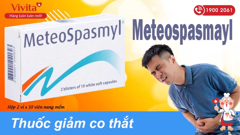 Thuốc giảm co thắt meteospasmyl