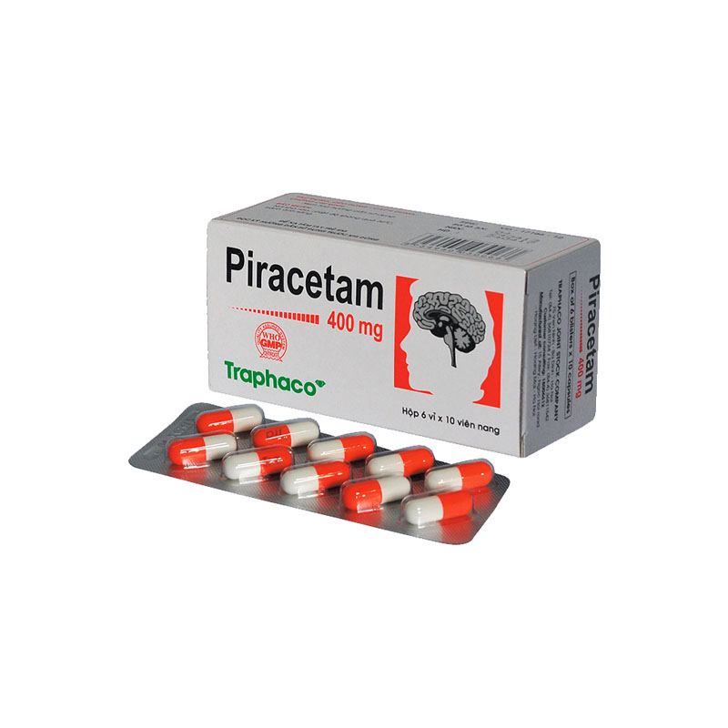 Thuốc Piracetam 400mg Traphaco | Hộp 60 viên