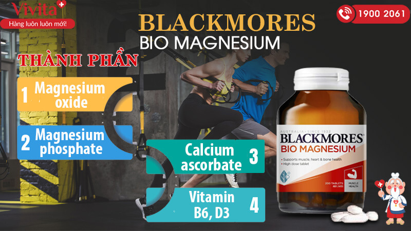 thành phần blackmores bio mangnesium