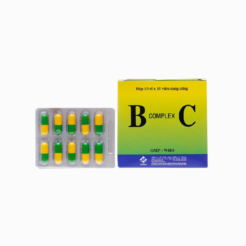 Thuốc bổ sung vitamin B Complex C | Hộp 100 viên