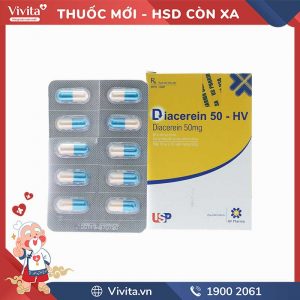 Thuốc trị thoái hóa khớp Diacerein 50-HV