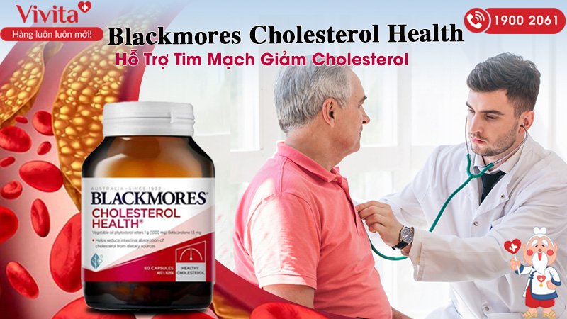 Viên uống giảm mỡ máu Blackmores cholesterol health