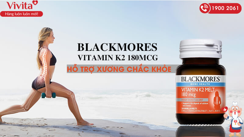 viên uống hỗ trợ xương khớp Blackmores Vitamin K2 180mcg