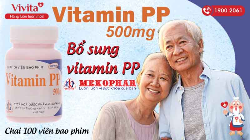 Vitamin PP Mekophar chai 100 viên