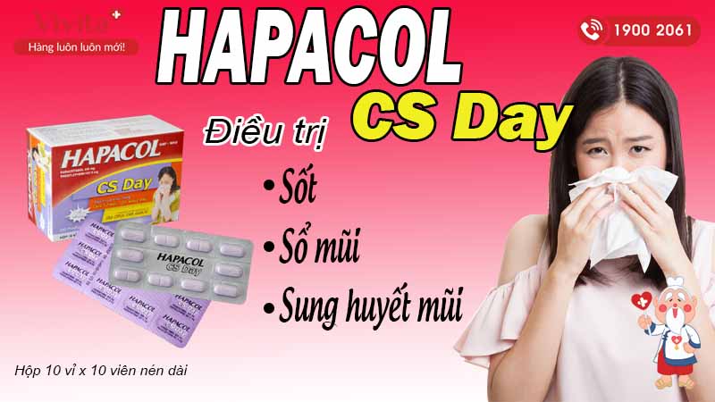 Công dụng thuốc Hapacol CS Day