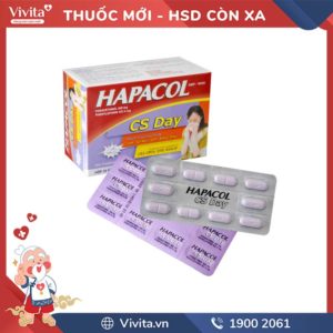 Thuốc giảm đau, hạ sốt Hapacol CS Day | Hộp 100 viên