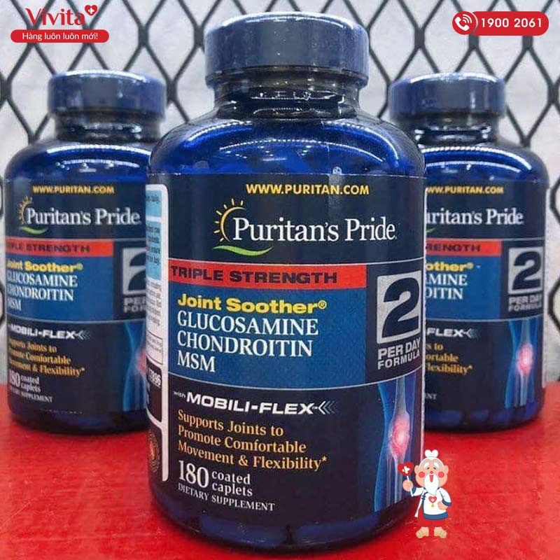 cach-dung-puritans-pride-triple-strength-glucosamine-chondroitin-msm-joint-soother