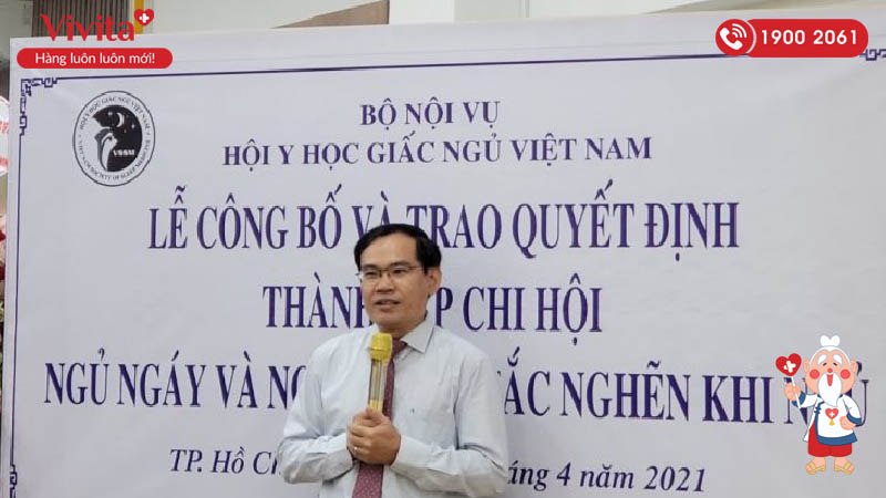  TS.BS Nguyễn Như Vinh – Chủ tịch chi hội Ngủ ngáy và ngưng thở tắc nghẽn khi ngủ