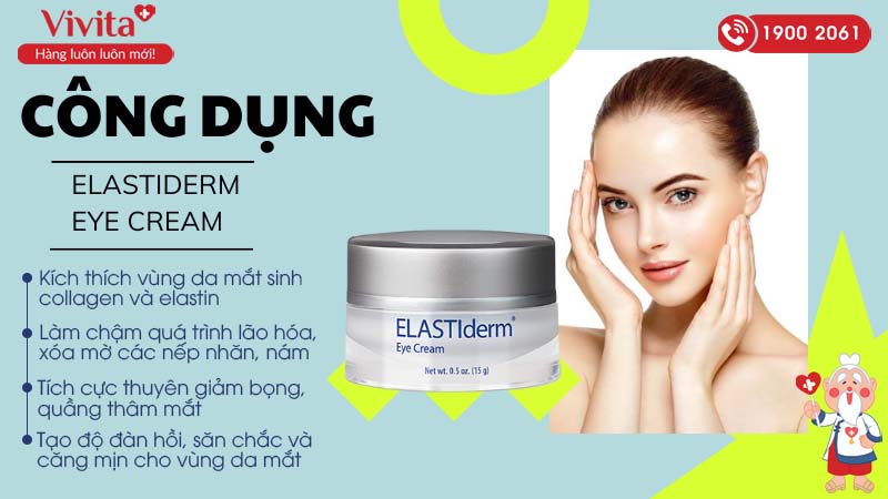 công dụng obagi elastiderm eye cream