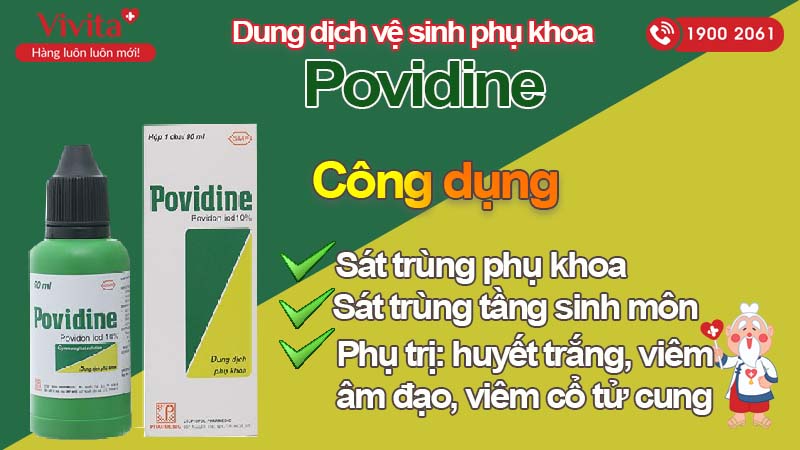 Công dụng của dung dịch Povidine