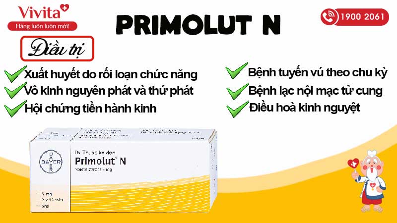Công dụng của thuốc Primolut N