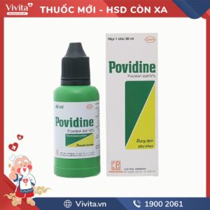 Dung dịch vệ sinh phụ khoa Povidine | Chai 90ml
