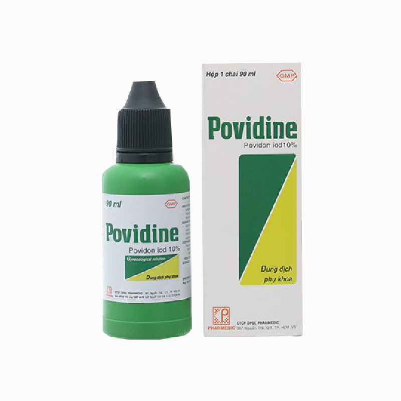 Dung dịch vệ sinh phụ khoa Povidine | Chai 90ml
