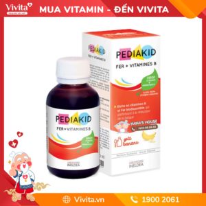 Siro Pediakid Fer Vitamines B Bổ Sung Dưỡng Chất Hỗ Trợ Phát Triển Toàn Diện Cho Trẻ | Chai 125ml