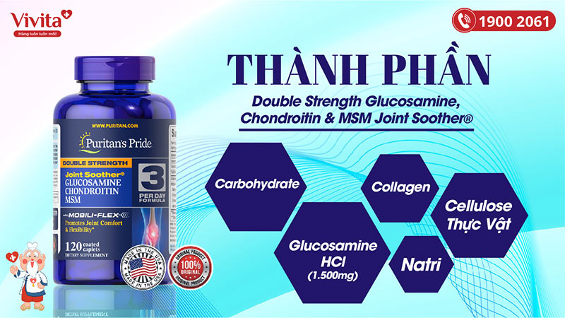 thanh-phan-puritans-pride-double-strength-glucosamine-chondroitin-msm-joint-soother