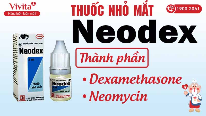 Thành phần thuốc nhỏ mắt Neodex