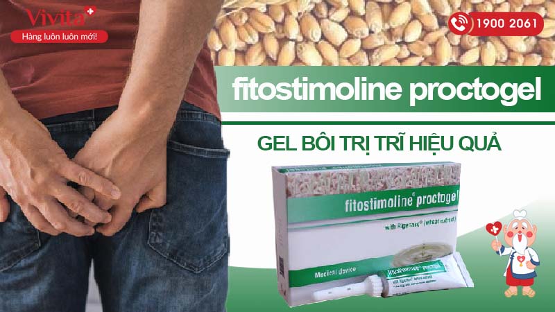 Gel bôi trị bệnh trĩ Fitostimoline Proctogel 