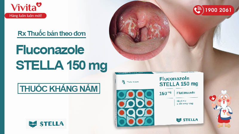 Thuốc trị nấm Fluconazol Stella 150mg 