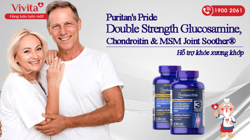 vien-uong-xuong-khop-puritans-pride-double-strength-glucosamine-chondroitin-msm-joint-soother
