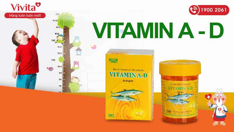 Thuốc bổ sung Vitamin A-D Dược Phẩm Hà Tây